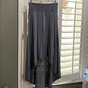 Hi low maxi skirt